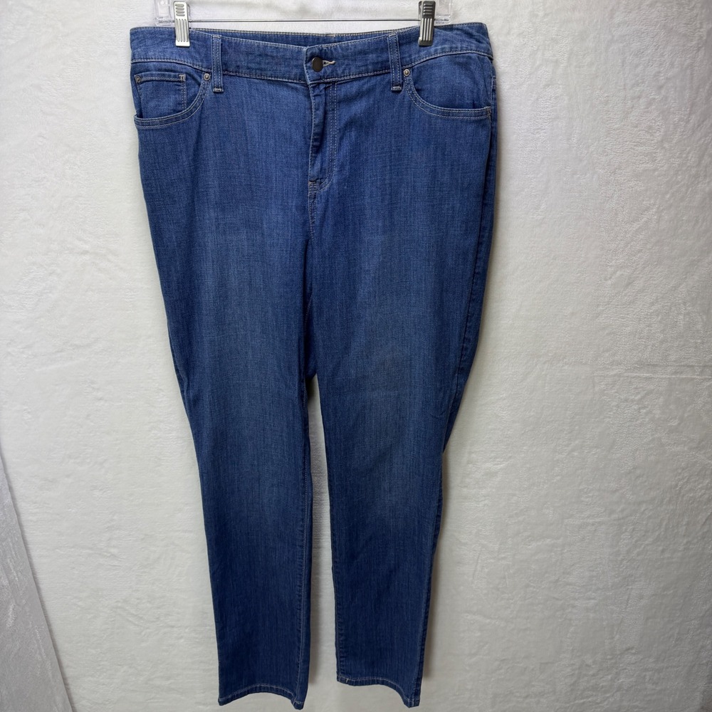 Chicos Slim Boyfriend Ankle Acid Wash Denim Jeans Blue Size 1.5 US 10